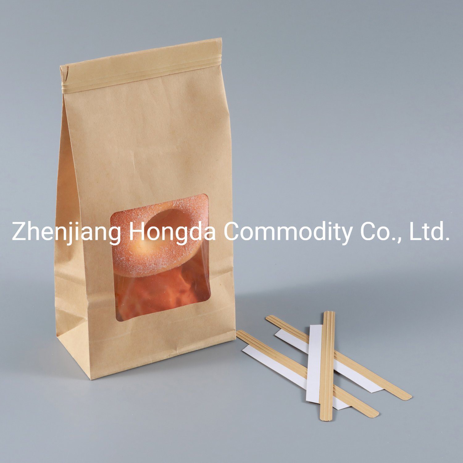 Factory-Supplier-Customized-Color-Adhesive-Kraft-Paper-Tin-Tie-for-Bag