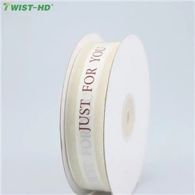 Penyepuhan Logo Kustom Dicetak Pita Satin